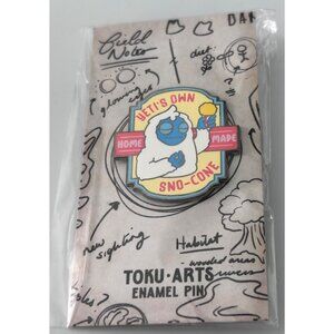 Yetis Own Sno-Cone Enamel Pin By Toku Arts Homemade New